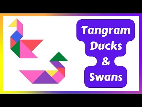 Tangram Bird | Tangram Duck | Tangram Swan | Tangram Shapes