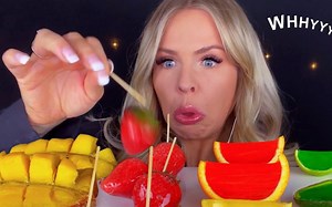 【Hunnibee】食物掉落翻车合集（疯婆娘妄图通过装傻卖萌掩盖色素吃进脑子里的事实，却不料提前暴露老年痴呆症）