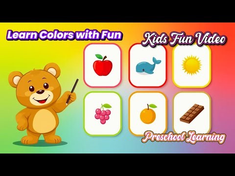 Colors for Kids 🌈 | Learn Colors with Fun | Preschool Learning