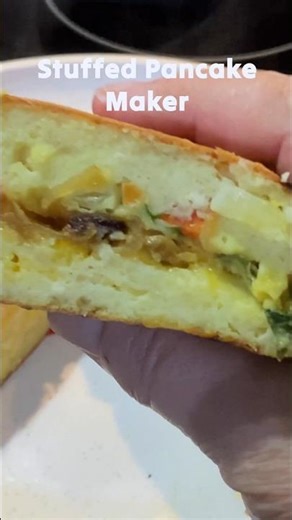 easy super stuffed cheesy potato pancake 🥞 #shorts