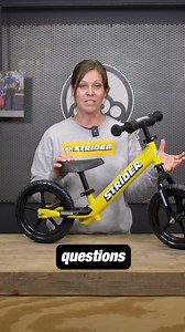 127 reactions · 12 comments | Strider Bikes are all about learning balance first. Kiddos use their feet to stride forward, and to stop! At this stage, they’re still developing hand strength and coordination, so hand brakes just get in the way. Teaching them to stop with their feet builds confidence, control, and the skills they need to ride safely as they grow. | Strider Bikes | Facebook