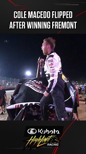 🫣 What a way for Cole Macedo to get his first national sprint car win. #HighLimitRacing | FloRacing