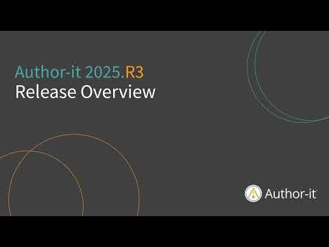 Author it 2025.R3 Release Overview