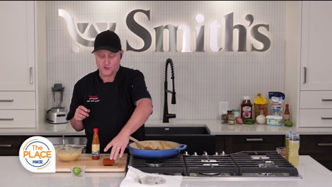 Spicy Shrimp Tostadas recipe by Smith's Chef Jeff Jackson