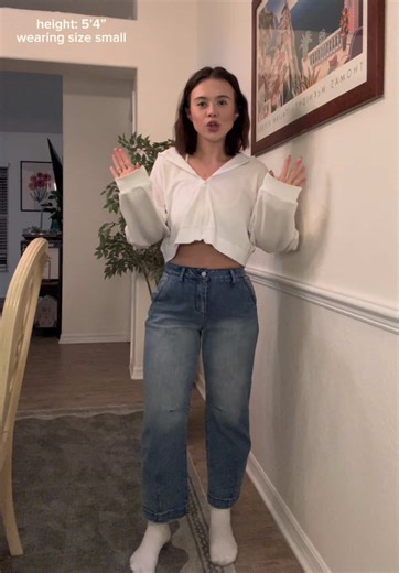 Perfect Ankle Length Barrel Jeans for Shorter Women