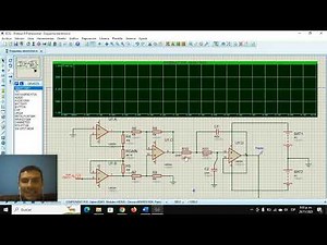 Simulación Electrocardiografo Proteus
