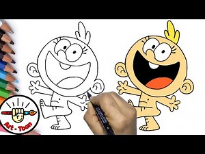 how to draw Lily Loud from the Loud House step by step easy
