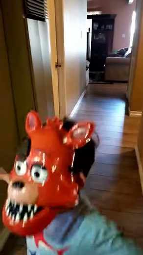 Foxy running down the hall fnaf