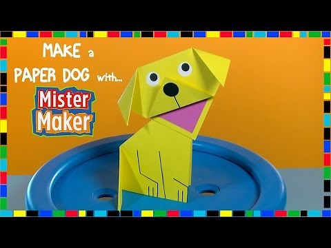 Make a Paper Dog with Mister Maker | ZeeKay Junior