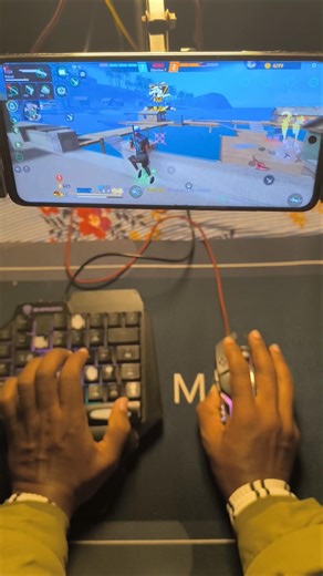 How to play free fire with keyboard mouse in mobile | ⌨️ 🖱📱 full setup without app no activation