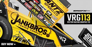 Scalloped Honeycomb Racing Graphic 113