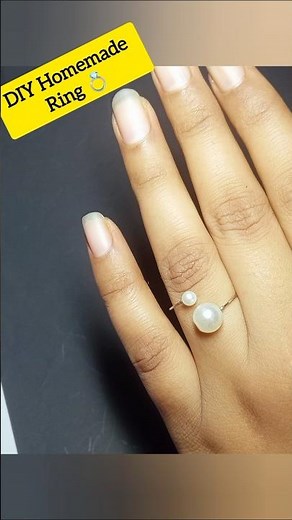 🧷=💍😱DIY Homemade Ring | how to make ring at home | homemade cute ring #diy #shorts #unlocktheparcel
