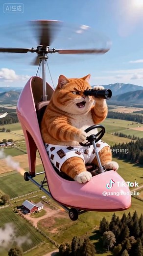 Funny Orange Cat Sleeping AI Cartoon | Cute Cat Moments