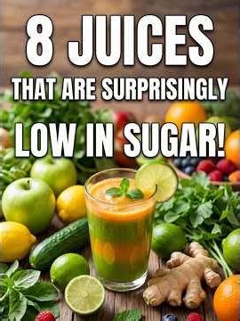 8 Juices That Are Surprisingly Low in Sugar