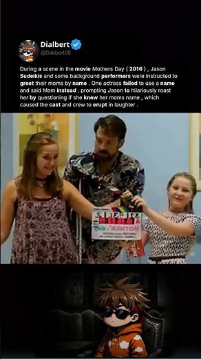 During a scene in the movie Mothers Day (2016), Jason Sudeikis and some backgrou...