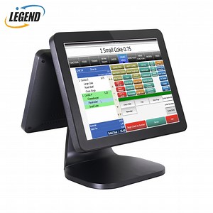 [Hot Item] Dual Touch Display POS 15" 12" Desktop POS Computer
