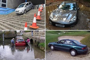 The most shocking sat nav fails - from driving straight into a river to getting stuck on a cliff