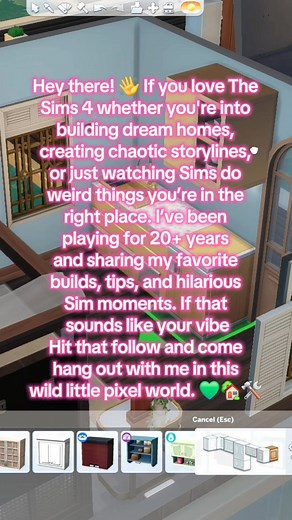 4.8K views · 69 reactions | Welcome to my Sims 4 world!  I’m all about creative builds, chaotic gameplay, and relatable Sim moments. If you’re a fellow Simmer or just love watching the madness unfold, you’re in the right place. Hit that follow and let’s build something amazing together! ️ #Sims4Community #SimsBuilder #Sims4Gameplay #SimmerLife #SimsAddict #sims4content | Sims Grown | Facebook