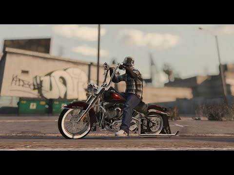 Custom Harley Davidson Softail Deluxe. Acknod-Cholo