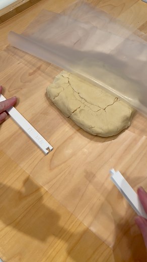 This is how I get perfectly rolled cookie dough every time ! After bringing these reusable “Cover Ups” Into the shop, I have never used parchment paper since! Be sure to grab the 2 pack if using to roll dough. It leaves the surface of the dough super smooth as well. I’m also using our 1/4” dough sticks, the pieces easily snap together for added length, and disassemble for easy storage without taking up space. We also have 3/8” and 5/16” dough sticks available. Find everything on our website We a