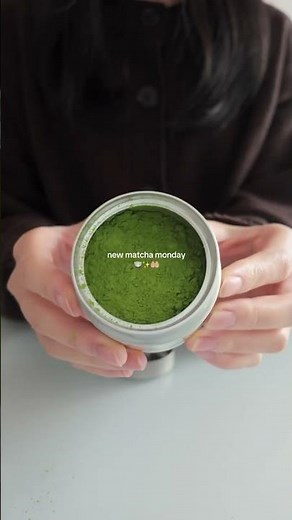 new matcha monday 🫶🏻 #matcha #matchamonday #monday #matchalover #matchalatte #matchareview