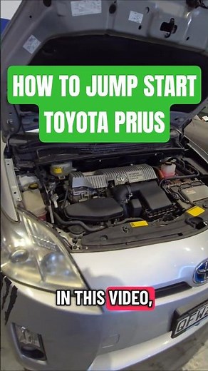 How to Jump Start a Toyota Prius #toyotaprius #prius #howto