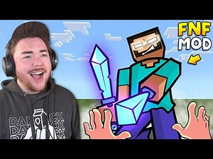 PLAYING THE MINECRAFT HEROBRINE FNF MOD... (best song so far)