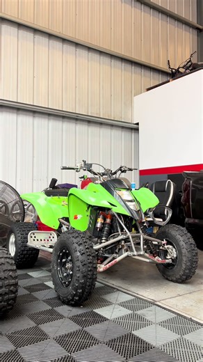 Custom air box made by @@fairladyz_ #kawasaki #unifilter #atv #fyp #teamgreen