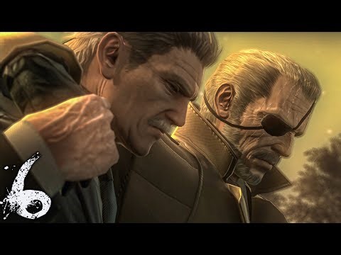 Solid Snake Meets Big Boss｜Naked Sin｜Metal Gear Solid 4｜Ending｜4K|60