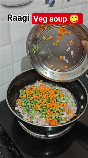 Raagi veg soup 🍲 recipe #ragisoup #homemadefood #trendingshorts #telugushorts #foodlover