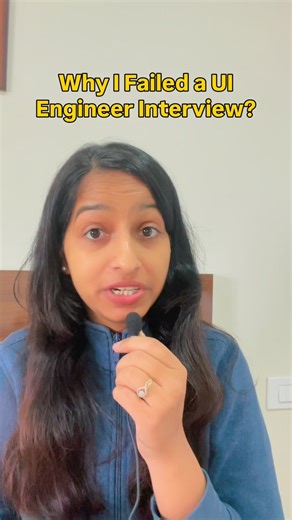 Nisha Singla | Frontend Dev | Career Tips on Instagram: "I did this mistake during my Interview 🙈 Comment “UI” and I will share more real React Scenario based Interview Questions 🫶🫶- follow me if you haven’t done yet Follow @nishasingla05 🫶 #interview #reactjs #mockinterviews"