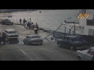 Lyme Regis, Poole and Studland Bay England 1960s old cine film 024