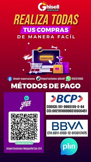 Compra en línea con facilidad | Ghisell Importaciones