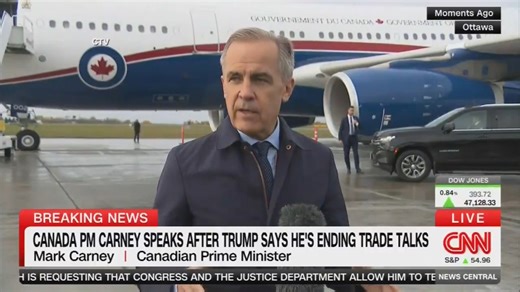 ⭕ Mark Carney sobre la terminación de negociaciones comerciales con EU 🔹Donald Trump, presidente de Estados Unidos determinó de manera unilateral el cierre de las discusiones sobre aranceles con Canadá debido a una diferencia política. 🔹En respuesta, el primer ministro de Canadá, respondió: “No podemos controlar la política comercial de Estados Unidos, pero sí podemos construir nuevas alianzas y abrir oportunidades con Asia”. | Código Magenta