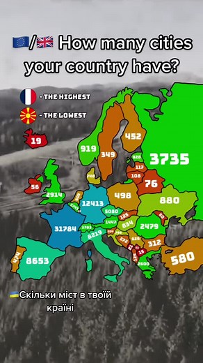 Thank for supporting my content ;) #geo #geography #europe #stats #statsonmaps #city #європа #україна #географія #statistic #map #maps #recommendations
