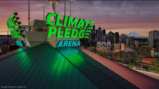 ‘Climate Pledge Arena’: Amazon secures naming rights to New Arena at Seattle Center