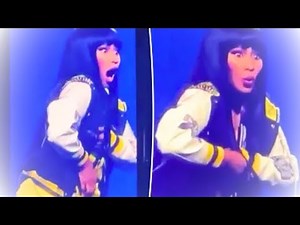 Nicki Minaj's 'whole b00b' falls out mid show 'No one f–king told me!'