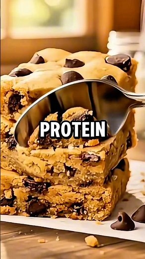 Healthy Chickpea Blondies 😋 #health #recipe