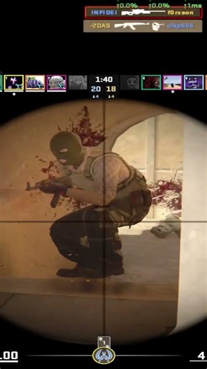 avg 3k elo round in NA Faceit 💀#ace #awp #cs2 #faceit #highlights