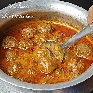 4M views · 25K reactions | Mutton Kofta Curry | Ashus Delicacies | Facebook