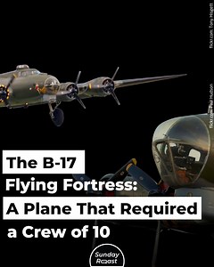 164K views · 2.4K reactions | The Flying Fortress was first introduced in 1938 and kept evolving throughout the war, incorporating numerous design advances. ✈️ It became the third most-produced bomber of all time and dropped more bombs during World War II than any other American aircraft.  Here’s a brief overview of the iconic Boeing bomber. | Sunday Roast | Facebook