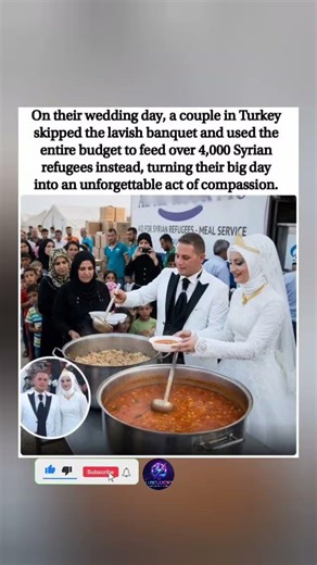 A Wedding Day Legacy: Feeding 4,000 Syrian Refugees Instead of a Banquet #shorts #trending #viral