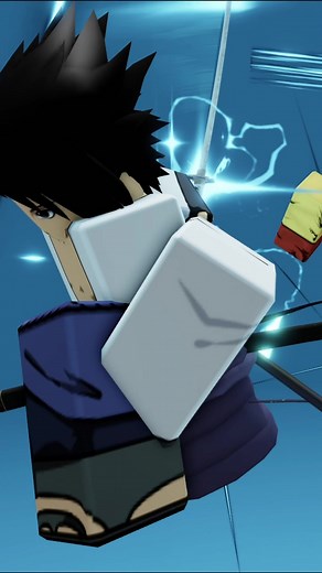 Sasuke Uchiha in Roblox: Heroes Battlegrounds