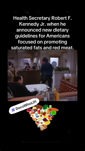 Dr. Karl Nadolsky on Instagram: "RFK’s new dietary guidance sends a mixed and misleading message. It explicitly promotes saturated animal fats and red meat, yet the written guidelines simultaneously acknowledge the need to limit saturated fat—a direct contradiction. This confusion isn’t evidence-based innovation; it’s selective framing. The irony is that nutrition guidance has been remarkably consistent for decades: prioritize vegetables, fruits, whole grains, legumes, and minimally processed fo