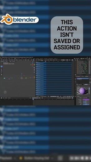 Blender Tips 25: Animation Disappeared? #shorts #howto #tutorial #blender #animation #blender3d