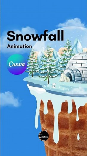 Create a Winter Wonderland Animation in Just 8 Minutes with Canva | Canva Tutorial