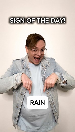 Auslan Sign for RAIN: Expressing Different Types