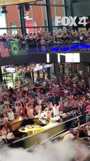 US fans go CRAZY after World Cup goal