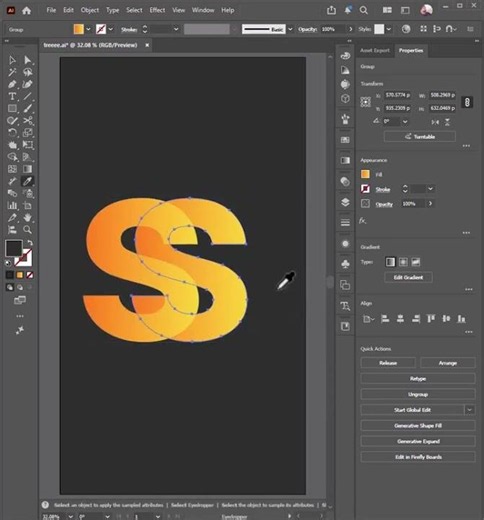 This Illustrator Trick Turns Flat Text Into 3D #illustrator #design #tutorial