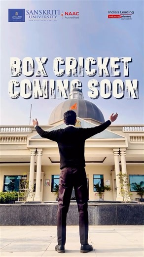 Sanskriti University on Instagram: "The wait is almost over! 🏏 Excitement is building at Sanskriti University as the campus gears up for an electrifying Box Cricket experience. Team spirit, passion for the game, and high-energy moments are all set to take center stage. Get ready to cheer, compete, and celebrate the true spirit of cricket—because something big is coming soon! (Box cricket, Sanskriti University, campus sports, cricket excitement, team spirit, sportsmanship, student engagem